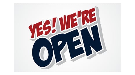 Yes we are open
